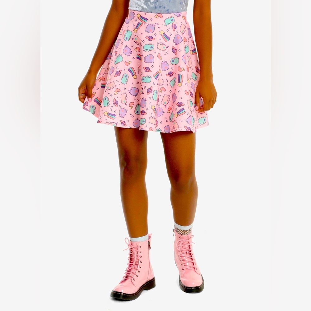 Pusheen Space Skater Circle Skirt
